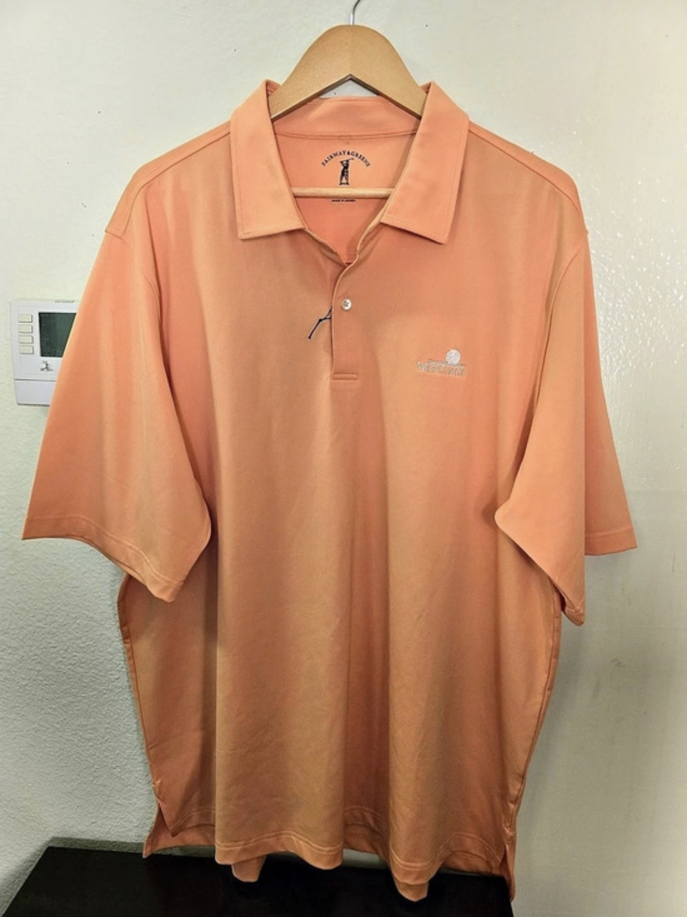 Fairway & Greene Westlake Men's Polo Shirt Orange XL